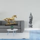 thumbnail image 2 of Figura decorativa de caballo, pieza de colección, adorno para escritorio, estantería, muebles de sala de estar, decoración del hogar, estatua de Guan, 2 of 8