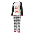 Family Christmas Matching Pajamas Set Elk Xmas Pjs Sleepwear for Adults