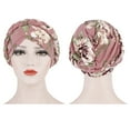 thumbnail image 4 of D-GROEE Head Wrap Women Turban Floral Print Braid Hair Cover Beanie Sleeping Cap Head Covering, 4 of 7