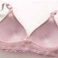 thumbnail image 5 of Einccm Women's Nursing Bra Thin Gathered Sagging-Proof Breastfeeding Underwear with Front Open Button Super Soft Stretch Fabric Comfort Support All Day Everyday Wear Charming Style, 5 of 8