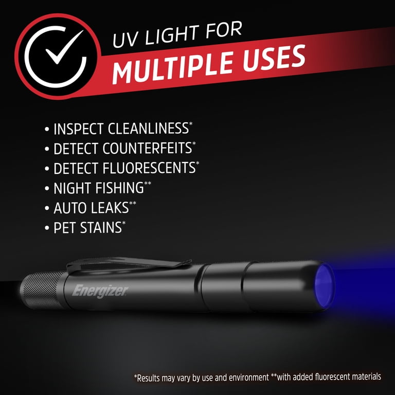 black light pen flashlight DirectGlow UV Blacklight 365nm through charging 400 Lumen Rechargeable Penlight with