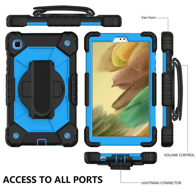 Kids Case for Samsung Galaxy Tab A7 Lite 8.7 Tablet, Dteck Kid-Safe Shock  Proof Light EVA Foam Cover Rugged Protective Handle Stand Heavy Duty Case  for Galaxy A7 Lite 2021 (SM-T220/T225), Black 