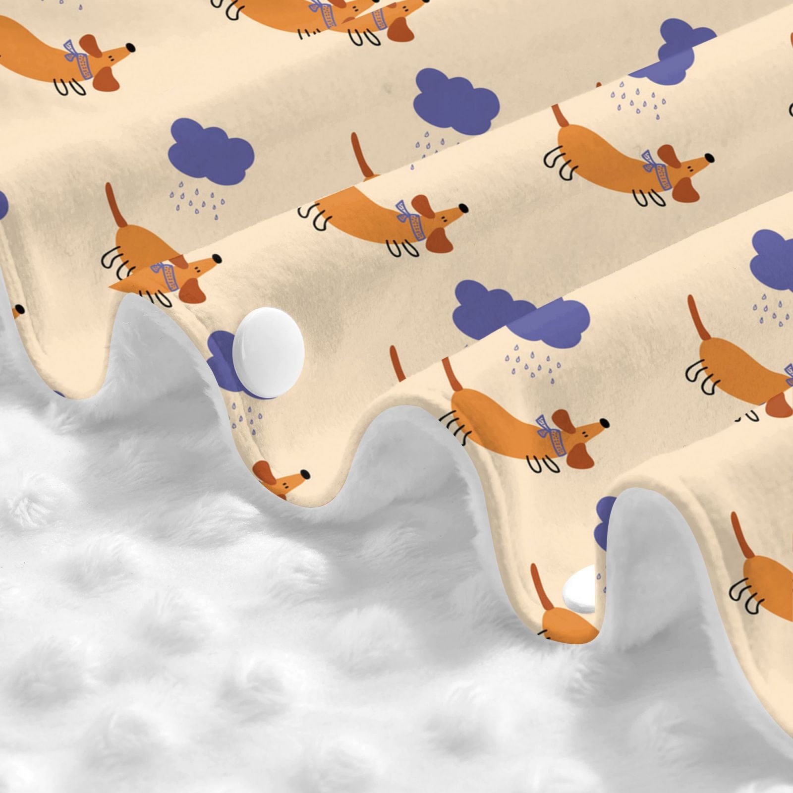 Naloa Dachshund Baby Car Seat Cover, Breathable Baby Carrier Cover, Multiuse Baby Carrier Cover & Nursing Breastfeeding Cover