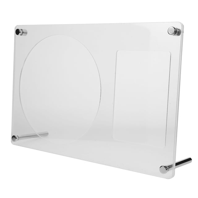 LOLIPPYY cd storage rack CD Stand Rack Transparent Acrylic Protection for DIY Enthusiasts Living Room 1Pcs