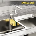 thumbnail image 5 of NiHome Clear Acrylic Kitchen Sink Sponge Holders 2PCS for Sponges, Dishcloths & More - Sleek Modern Look No-Drill Design with Efficient Drainage and Multipurpose Storage,Saves Space & Easy to Install, 5 of 7