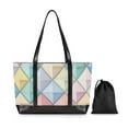 thumbnail image 7 of FORMRS Laptop Tote Bag for Women with 15.6" Computer Compartments Handbag, Colorful Geometric, 7 of 7