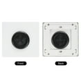 thumbnail image 3 of Placa de Pared con Grommet PC con Pasacables de Caucho de 1.2 Pulgadas Blanca 2 Pcs, 3 of 5