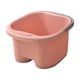 thumbnail image 1 of Masaje de bañera de pies con puntos de masaje y cubo de lavado de pies con rodillo multiusos con asas de 8,27 pulgadas de alto para SPA Rosa, 1 of 9