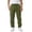 a-Army Green412, variant on FINALGANG Boys Linen Pants Kids Solid Color Drawstring Waist Loose Fit Straight Leg Casual Trousers For Daily Wear Outdoor Activities Classic Bottoms