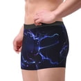thumbnail image 2 of Fotbe Blue thunder bolt light Men’s Total Support Pouch Boxer Briefs, X-Temp Cooling, Moisture-Wicking Underwear, Regular, Long-leg and Trunk-Small, 2 of 5