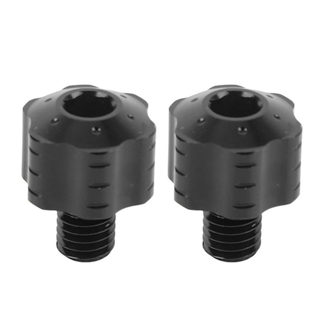 Pernos Del Adaptador De Espejo retroceso De La Motocicleta, aleación De Aluminio De 2 Piezas De Aluminio De 8 Mm De Altura De Rosca De Altura De Ajuste Del Tornillo De Manillar