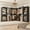 Black, variant on Homieasy Closet system with 2 wooden drawers, 6 hanging rods and corner tower, corner closet system with hanging, L-shaped walk-in wardrobe organizer, 2000+ lbs capacity, set of 3, Black