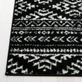 thumbnail image 4 of SAFAVIEH Tulum Lakisha Distressed Southwestern Area Rug, 2' x 3', Black/Ivory, 4 of 9
