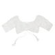 thumbnail image 3 of Top de bikini de crochet blanco para mujer, top corto bohemio L, 3 of 9