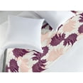 thumbnail image 2 of Ethnic Boho Bed Runner, Modern Bohemian Themed Repetitive Swirly Floral Design Pattern, Decorative Accent Bedding Scarf for Hotels Homes & Guest Rooms, Queen, Pale Salmon Plum and Ivory, by Ambesonne, 2 of 3