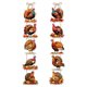 thumbnail image 2 of Xihbxyly Pavo de Acción de Gracias para Puerta, Decoración para Festivales de Otoño, Diseño Multicolor, Fácil de Instalar, Ambiente Festivo Cálido, Perfecto para Hogares y Restaurantes, 26,4 X 20 X 2, 2 of 6