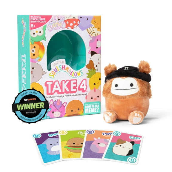 Squishmallows Take4, The Fast-Paced Family Game Featuring Benny by What Do You Meme? Family