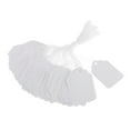thumbnail image 5 of 100Pcs Price Display Tags Price Hanging Labels with String Attached Writable Labeling Tags for Birthday Clothing Party Favors Jewelry Rings 48x30mm white, 5 of 8