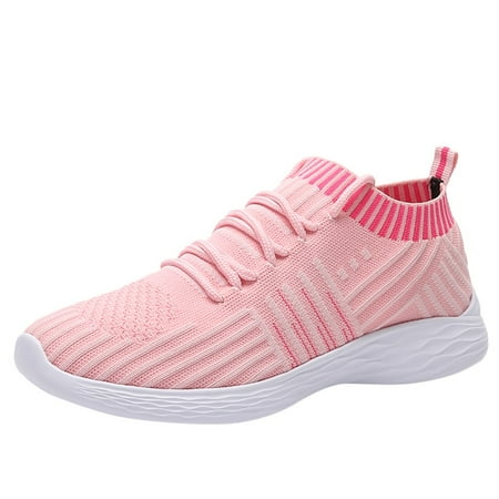 

ZMHEGW Women s Flying Weaving Socks Shoes Sneakers Casual Shoes Student Running Shoes