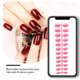thumbnail image 4 of Vogacara 24 piezas de uñas postizas de ataúd resistentes a los arañazos de bailarina corta coloridas uñas acrílicas artificiales de color sólido DIY Juegos de manicura 10 rosa Vogacara CE011412-10, 4 of 4
