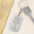 thumbnail image 6 of Ten Commandments Chinese Engraved Dog Tag Bible Keychain Stainless Steel or 18k Gold, 6 of 11