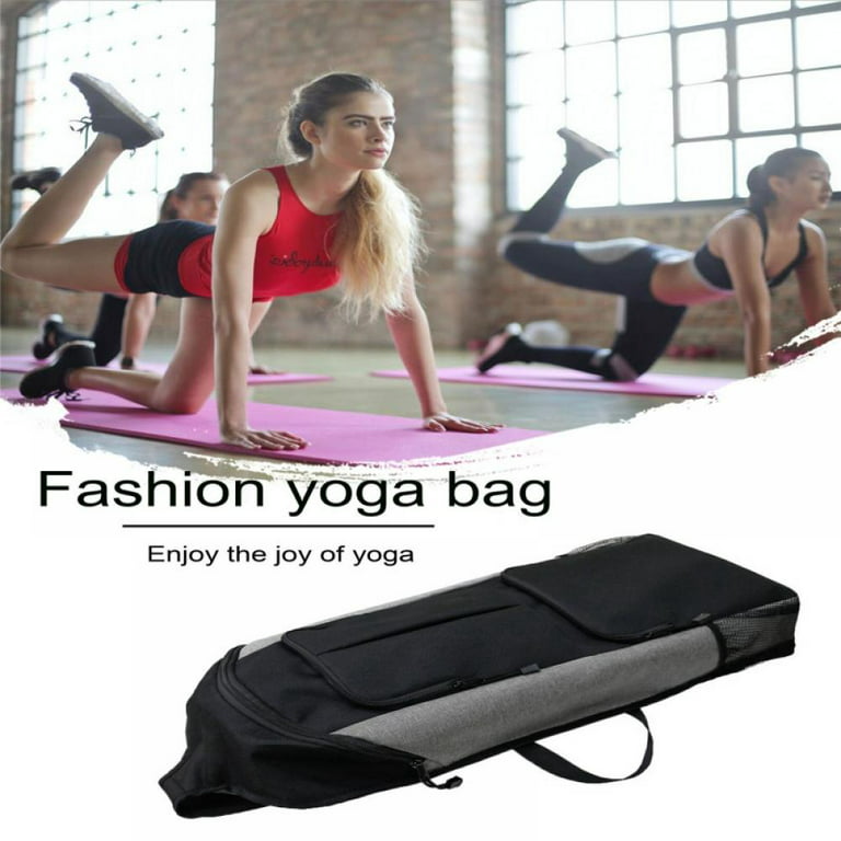 JoYnWell Yoga Mat Bag Large Yoga Bags and Carriers Yoga Bag  for Bolster Mat Blocks with Full Zipper, 3 Pockets, Bottle Holder - Yoga  Bag for Women Fits Everything 