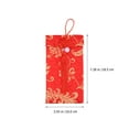 thumbnail image 3 of CIMAXIC Mariage 2 Pcs Sac d'Argent Délicat en Brocart Pochette d'Argent Mariage Enveloppes Rouges (Rouge),7.28"X3.94"X0.51 Pouces, 3 of 4