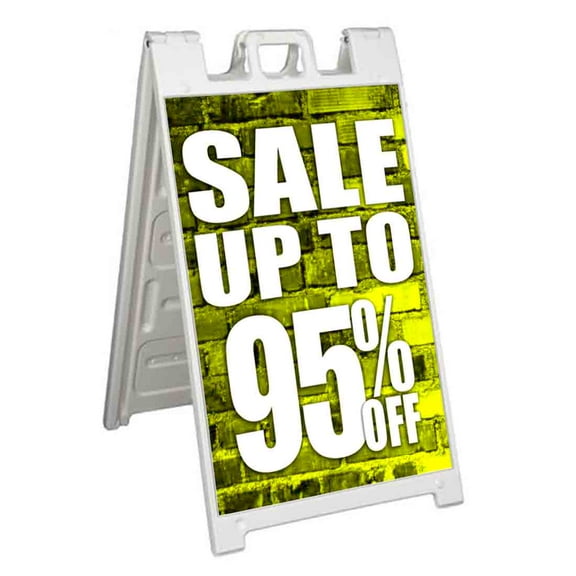 Sale Up To 95 Percent Off (24" X 36") Standard A-Frame Signicade, Includes Decal Applied To Stand