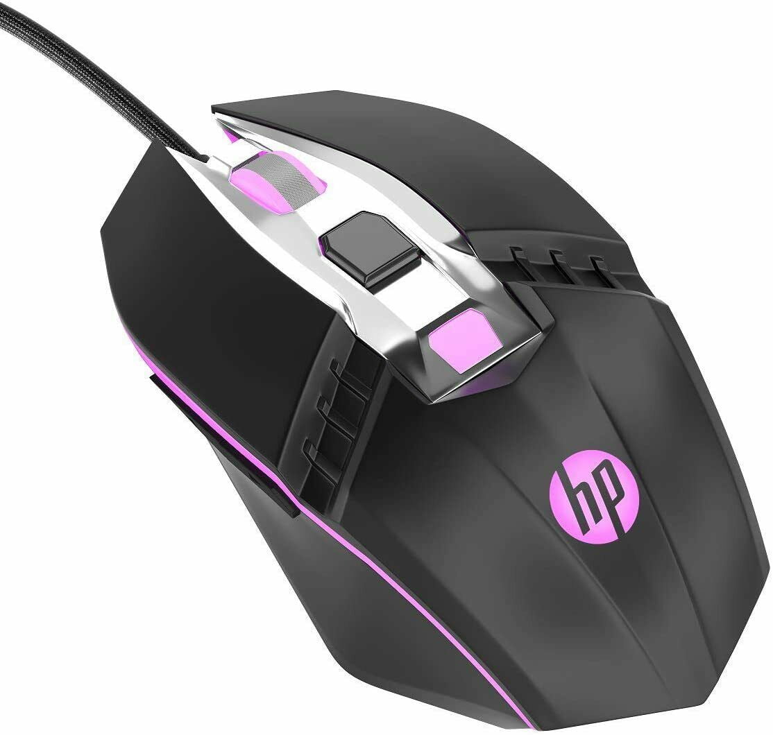 HP RGB Backlit Programmable Gaming Mouse, Ergonomic Design