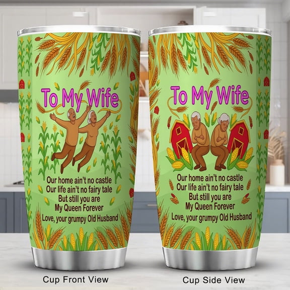 WIFE Tumbler 20oz, Thoughtful Birthday Present for Wife from Husband
