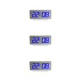 thumbnail image 1 of Despertador electrónico LED Recargable Naiovety Termómetro Snooze Portátil Pantalla azul 3Conjunto, 1 of 6