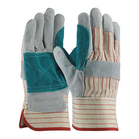 

New 12PK Split Leather Palm Gry/Red M PK12 Each