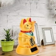 thumbnail image 4 of Gato De La Suerte Dorado Con Energía Solar Que Da La Bienvenida Que Agita El Brazo Haciendo Señas A La Fortuna Y La Salud, 4 of 5