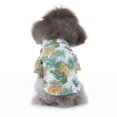 thumbnail image 4 of Camiseta de verano para mascotas Camisa para perros estilo hawaianoXZCS05 BlancoM, 4 of 5