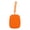 Orange color, variant on Travel Friendly Silicone Key Keeper Including Card Slots Water Resistant Texture