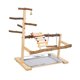 thumbnail image 2 of Parque de juegos para pájaros, soporte de juego para loros con columpio, escalera para trepar y bandeja, jaula para juegos de periquitos, gimnasio de, 2 of 9