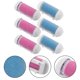 thumbnail image 5 of Herramienta de repuesto para molinillo de pies de 6 piezas, rodillo de eliminación de piel muerta, exfoliante, cutículas, removedor de callos, cabeza (rosa y azul para cada 3 piezas), 5 of 8