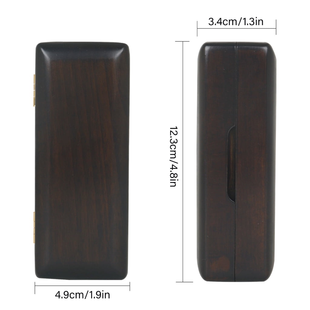 BQBQERT Saxophone Mouthpiece Container Wood Saxophone Mouthpiece Box Saxophone Mouth Case Musical Instrument Saxophone Parts