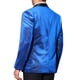 thumbnail image 3 of CHAQUETA DE TRAJE CHIC PARA HOMBRE CON SOLAPA DE CHALECO Y UN BOTÓN, TEJIDO METÁLICO BRILLANTE, BLAZERS 2XL AZUL, 3 of 5