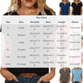 thumbnail image 3 of Babysbule Women's V Neck Button Placket Short Sleeve Henley T Shirt, Casual Loose Fit Top for Daily All Season Wear, 3 of 6