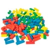 Melissa & Doug Wooden Building Block Set - 200 Blocks in 4 Colors and 9 Shapes