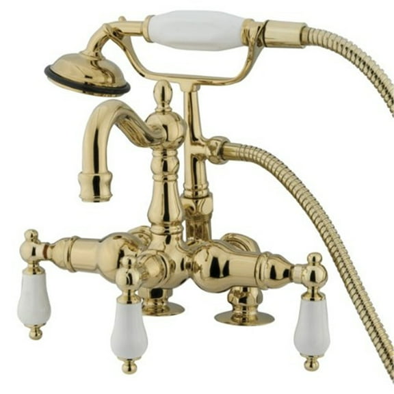 Kingston Brass CC1015T2 3-38" Deck Mount Tub Filler CC1015T2