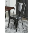 thumbnail image 3 of Coast To Coast Imports Burnished Black Metal Chairs (Set of 2), 3 of 10