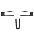 thumbnail image 1 of Steering Wheel Cover Trim Steering Wheel Decorative Cover Car Interior Accessory 3Pcs Carbon Fiber Interior Steering Wheel Decorative Cover Fit For   2009-2013, 1 of 8