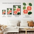 thumbnail image 3 of Fruity Guava Orange Green Kitchen Extra Large XL Wall Art Poster Print, 3 of 5