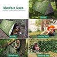 thumbnail image 2 of Saco de dormir de emergencia con paracord, manta térmica de supervivencia ultraligera e impermeable para acampar, hacer senderismo y mochilear., 2 of 8