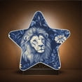 thumbnail image 3 of Star Shaped Energy Saving Night Light Living Room Night Light, Bedroom Night Light, Corridor Night Light, Study Night Light Blue Oil Painting Lion, 3 of 6