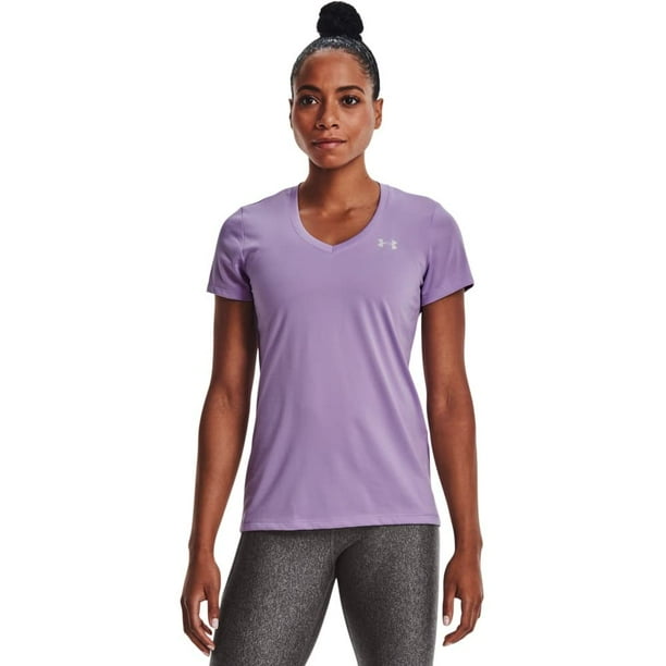 Camiseta Under Armour Tech con cuello en V y manga corta para mujer