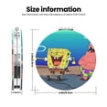 thumbnail image 3 of Zufioo SpongeBob SquarePants Miroir de Maquillage Portable de Poche, Miroir de Beauté Pliable à Main Grossissant Adapté pour Portefeuille Sac à Main pour Femmes-Forme Ronde, 3 of 9