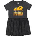 thumbnail image 3 of Inktastic 2nd Birthday Construction Truck, Cement Mixer 2 Years Old Girls Toddler Dress, 3 of 5